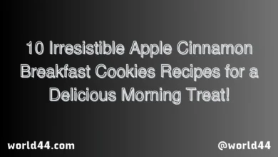 10 Irresistible Apple Cinnamon Breakfast Cookies Recipes for a Delicious Morning Treat!